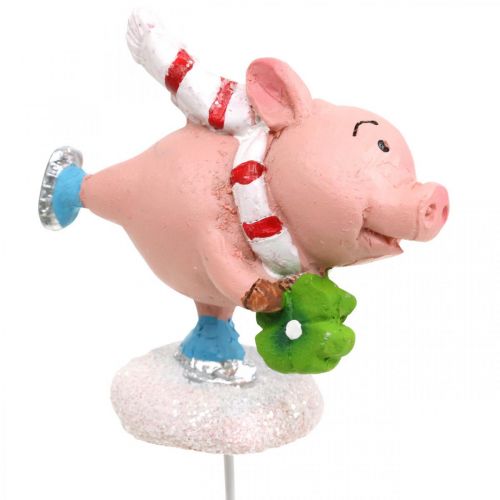 Prodotto Deco maialino natalizio maialino portafortuna 4pz
