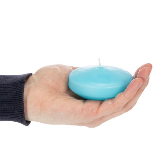 Prodotto Candela galleggiante, forma rotonda, per decorazioni festive ed eventi, decorazione per laghetti e tavoli, 8 cm, 8 pezzi