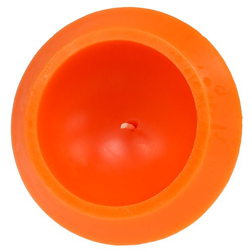 Floristik24 Candela galleggiante arancione Ø16cm