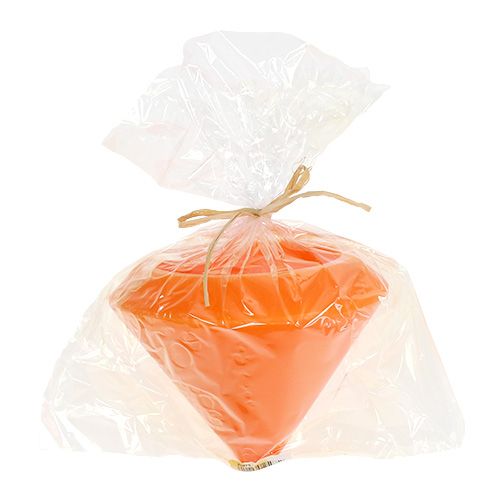 Floristik24 Candela galleggiante arancione Ø16cm