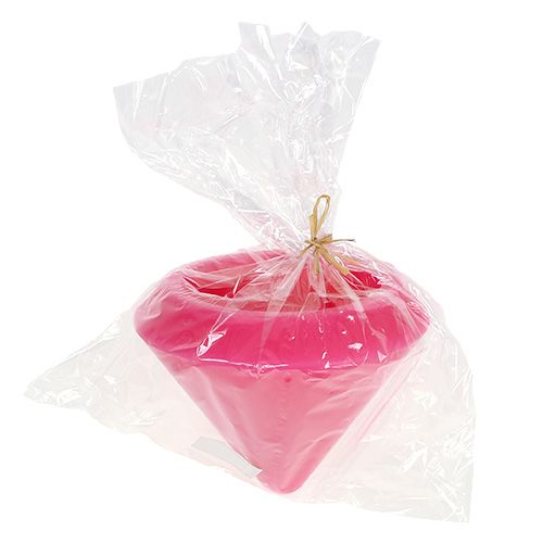 Floristik24 Candela galleggiante in rosa Ø16cm