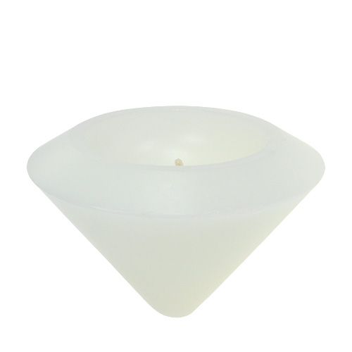 Candela galleggiante in bianco Ø13cm