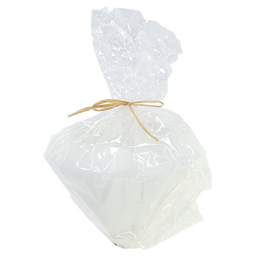 Floristik24 Candela galleggiante in bianco Ø16cm