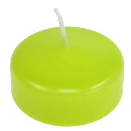 Prodotto Candele galleggianti verdi 4,5 cm 8 pz