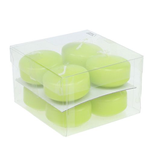 Prodotto Candele galleggianti verdi 4,5 cm 8 pz