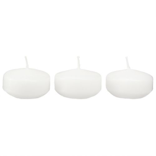 Prodotto Candele galleggianti bianche 4,5 cm 28 pz