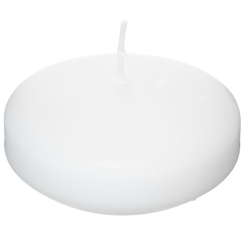 Floristik24 Candela galleggiante per serate romantiche o decorazioni festive, adatta anche per uso esterno. 8 cm, 8 ore, 8 pezzi