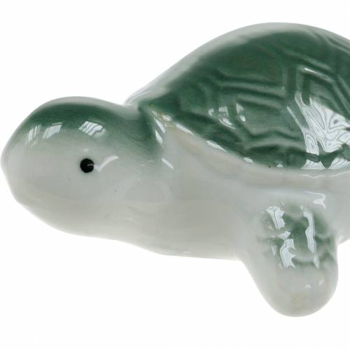 Floristik24 Tartaruga galleggiante in ceramica verde 11,5 cm 1 pezzo