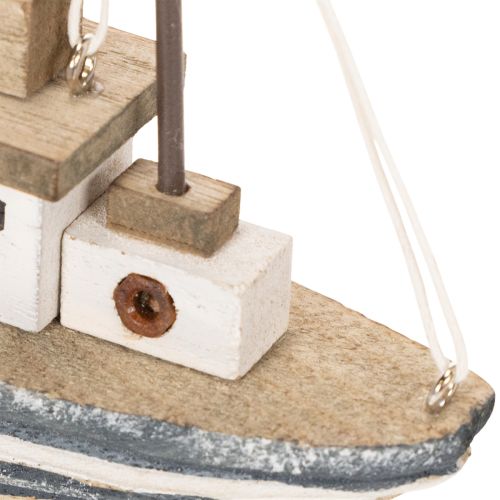 Decorazione navale, stile marittimo, in legno con supporto, 20 cm | Floristik24.it