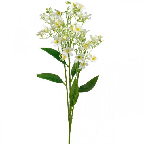 Floristik24 Esplosione di seta artificiale, decorazione floreale, fiore di seta, decorazione fiore bianco L72cm