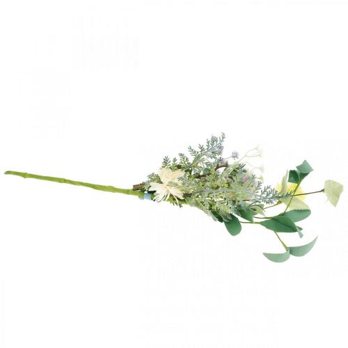Floristik24 Mazzo di fiori di seta, decorazione estiva, crisantemi e cardo globo, fiori artificiali L50cm