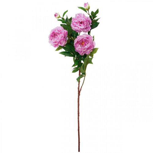 Floristik24 Fiore di seta peonia artificiale rosa viola 135 cm