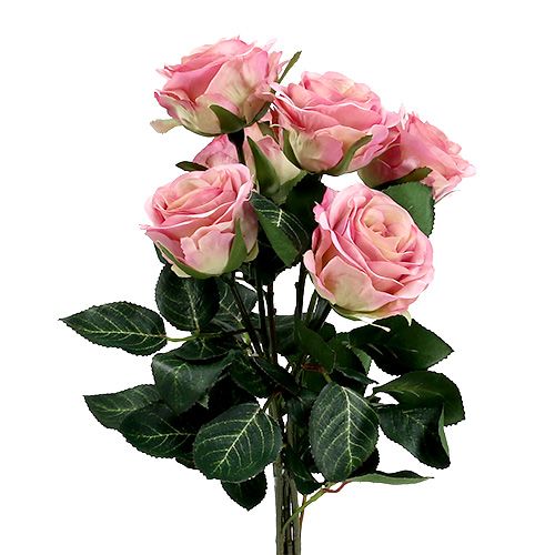 Testa Di Fiore Rosa Nera Artificiale 7 Testa Mazzo Bouquet Di