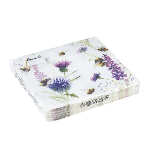 Prodotto Tovaglioli estivi decorazione bombi api 25x25 cm 20 pz