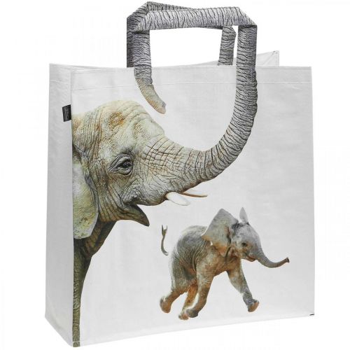 Floristik24 Borsa shopper, borsa shopping B39.5cm borsa elefante