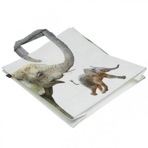 Floristik24 Borsa shopper, borsa shopping B39.5cm borsa elefante