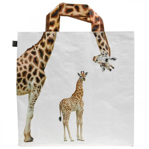 Floristik24 Borsa shopping, borsa shopping B39.5cm borsa giraffa
