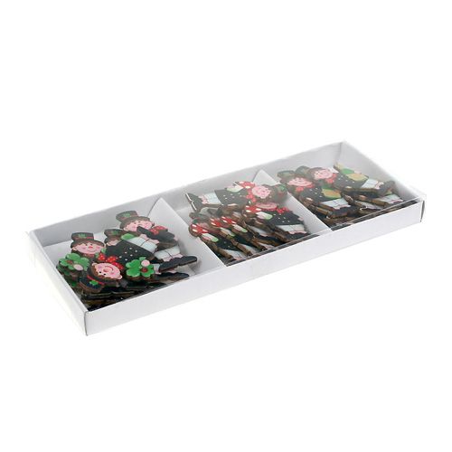 Floristik24 Spazzacamino decorazione di Capodanno 5cm 24 pezzi