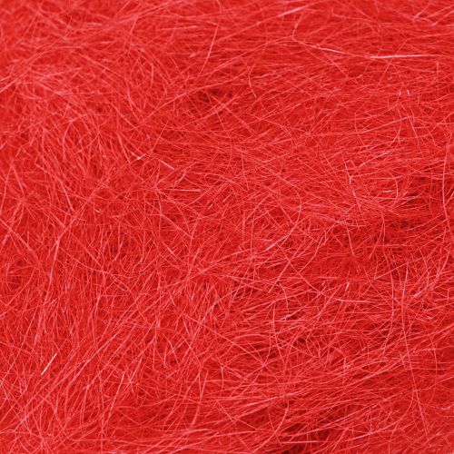 Prodotto Sisal rosso, decorazione natalizia, lana sisal 300g