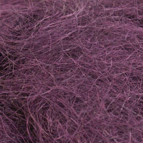 Sisal Fibra di sisal viola per artigianato e decorazione 300g