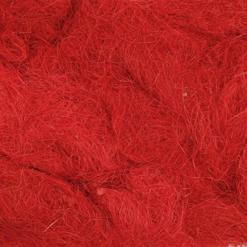 Floristik24 Sisal rosso 500g fibra naturale