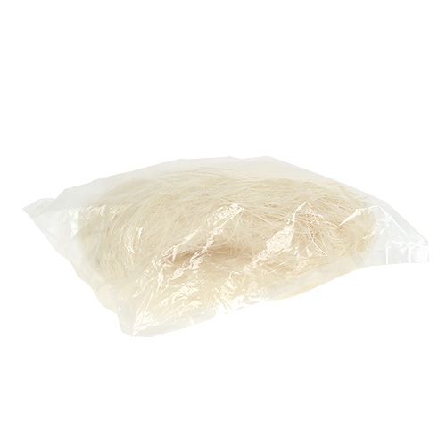 Floristik24 Sisal sbiancato 50g