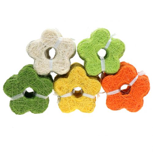 Sisalflower Ø7,5cm 25 pezzi