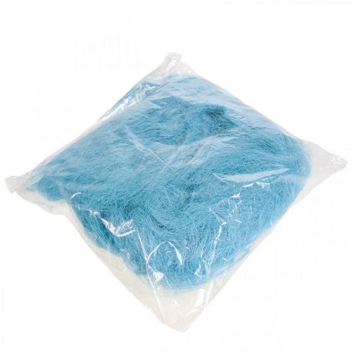 Prodotto Erba di sisal per l'artigianato, materiale artigianale materiale naturale turchese 300 g