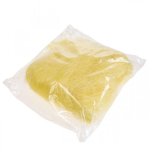 Prodotto Erba di sisal per l&#39;artigianato, materiale artigianale materiale naturale giallo 300 g