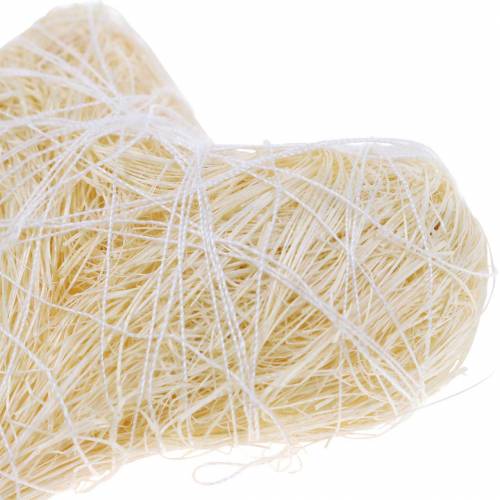 Prodotto Crema cuore sisal 5 cm 24 pz