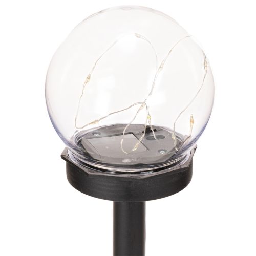 Lampada da giardino, lampada a globo con picchetto per illuminazione esterna, 36 cm, 4 pezzi | Floristik24.it