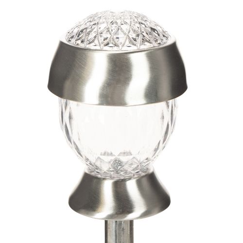 Lampade solari a forma di sfera con picchetto per giardino, set da 4 pezzi, 36 cm | Floristik24.it