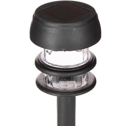 Luci solari da giardino con picchetto, lampade da esterno per vialetti da giardino, 35 cm, 6 pezzi | Floristik24.it