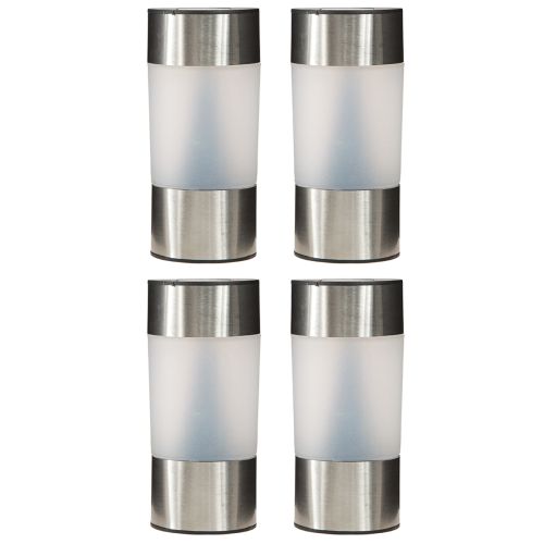 Prodotto Lampada solare a barra Luce solare a LED per esterni H14cm 4 pezzi