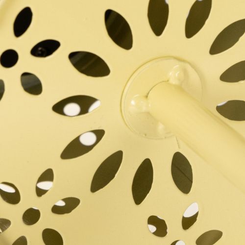 Prodotto Lampada da tavolo solare con delicato motivo floreale per balcone o terrazza, 28 cm