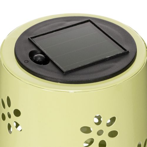 Prodotto Lampada da tavolo solare a LED con design floreale, illuminazione d'atmosfera per esterni, 28 cm