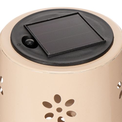 Prodotto Lampada da tavolo con motivo floreale, ad energia solare, per un'illuminazione romantica del giardino, 28 cm