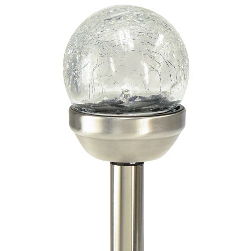 Floristik24 Palo da giardino solare luci solari balcone Ø6cm H36cm 6 pz