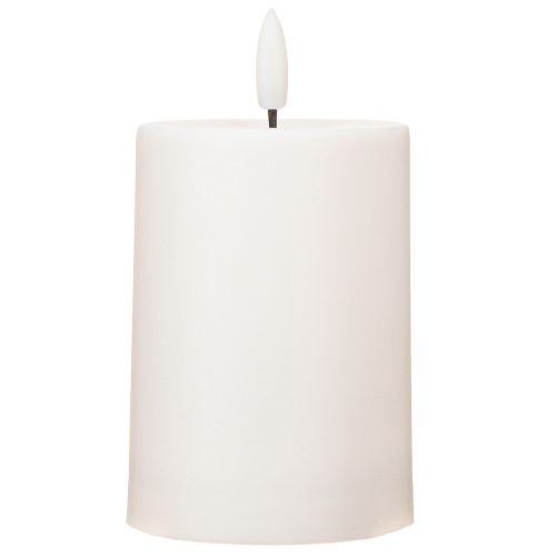 Prodotto Candela solare LED Candela con timer Bianco Bianco caldo Ø7cm H12.5cm