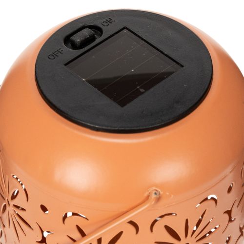 Prodotto Lanterna solare con motivo floreale per serate romantiche in giardino, 26 cm