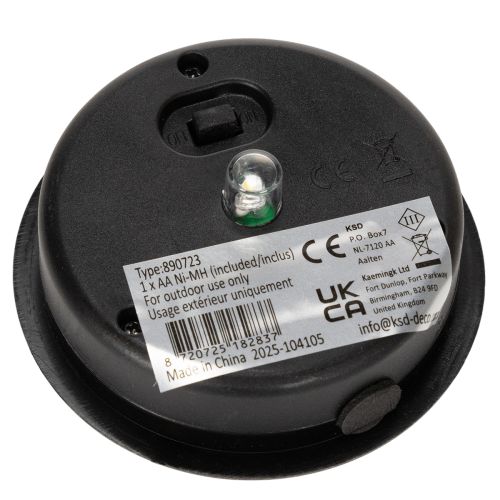 Prodotto Lanterna solare per illuminazione da giardino per esterni con motivo delicato per le notti estive 22 cm 3 pezzi