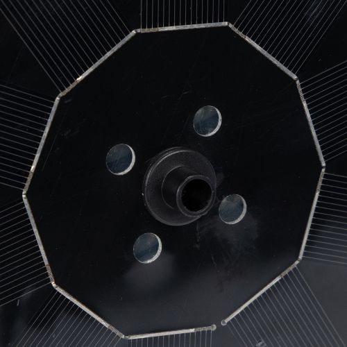 Prodotto Pompa solare per laghetti da giardino, fontana decorativa galleggiante con LED, 16 cm