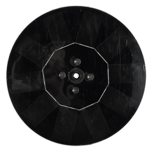 Prodotto Pompa solare per laghetti da giardino, fontana decorativa galleggiante con LED, 16 cm