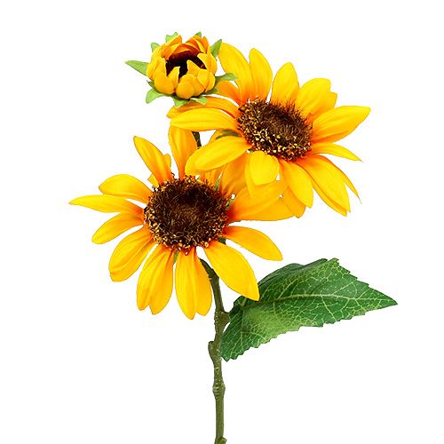 Floristik24 Girasoli fiori artificiali Ø9cm giallo L24cm 4 pezzi