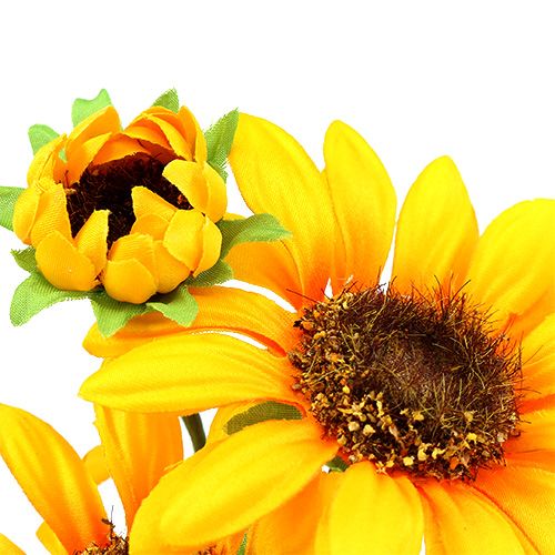 Floristik24 Girasoli fiori artificiali Ø9cm giallo L24cm 4 pezzi