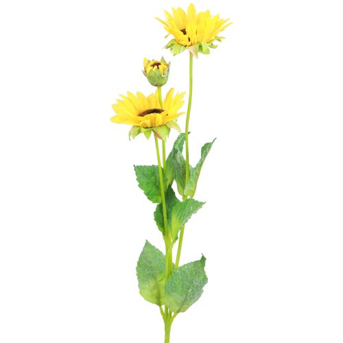 Piante artificiali girasoli artificiali fiori artificiali decorazione gialla 64 cm