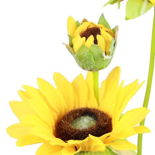 Floristik24 Piante artificiali girasoli artificiali fiori artificiali decorazione gialla 64 cm