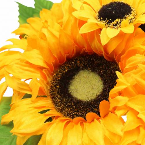 Floristik24 Mazzo decorativo mazzo di girasoli giallo 30 cm