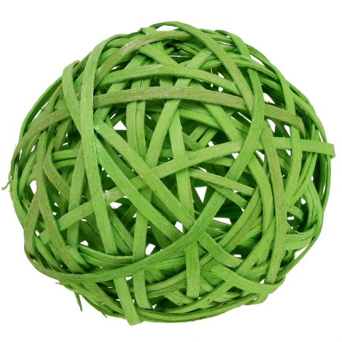 Floristik24 Chip ball verde chiaro Ø8cm 4 pz