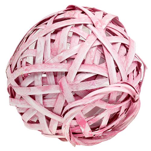 Floristik24 Cestino per patatine tondo Ø15cm H14cm Rosa